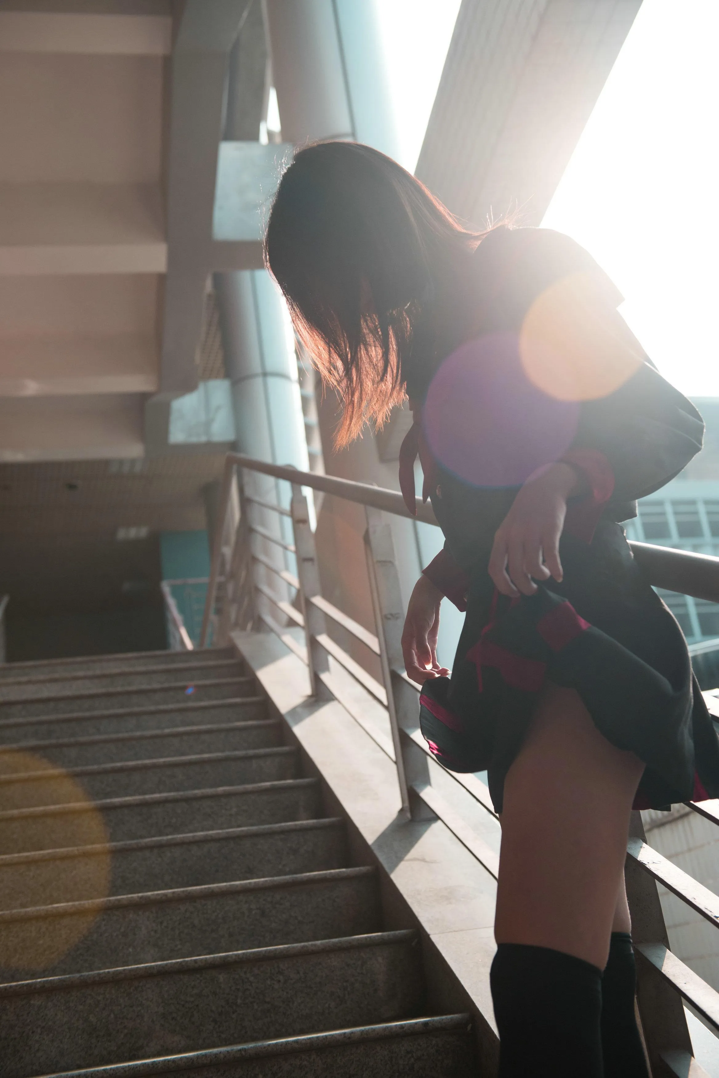 [魔镜街拍] NO.141 活力美术生JK美少女 [288P]插图1